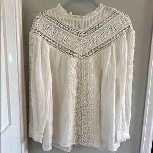Sundance White Lace Women's Top